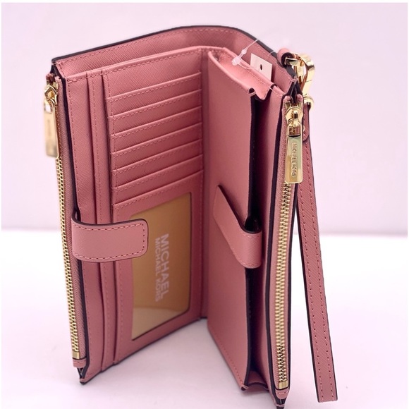 Michael Kors DoubleZip Wallet Wristlet Phone
Case Primrose - Picture 8 of 13